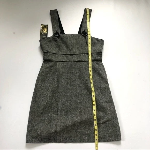 TALULA Aritzia Tweed Overall Jumper Wool Blend Dress size 2 - Picture 6 of 11